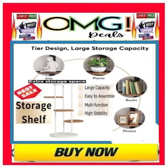 ✅🗣🚨🔴SALE🔴📢WORLD MARKET Round STORAGE TOWER Tier STAND🚨📢🤑BUY NOW🤑⬇️🔥
